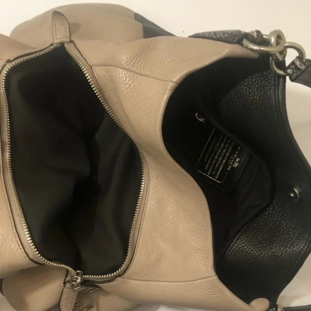Coach PHOEBE BAG EXOTIC EMBOSSED LEATHER trim